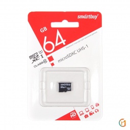 SD Micro 64 GB Smart Buy Class 10 (без адаптера)